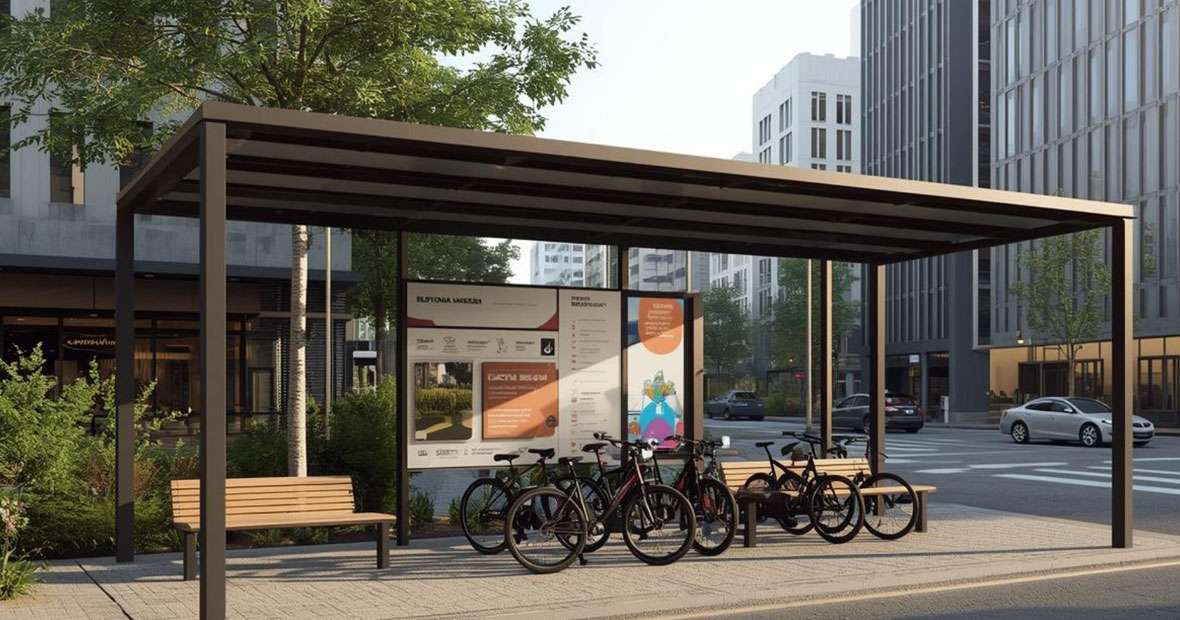 abri vélo extérieur